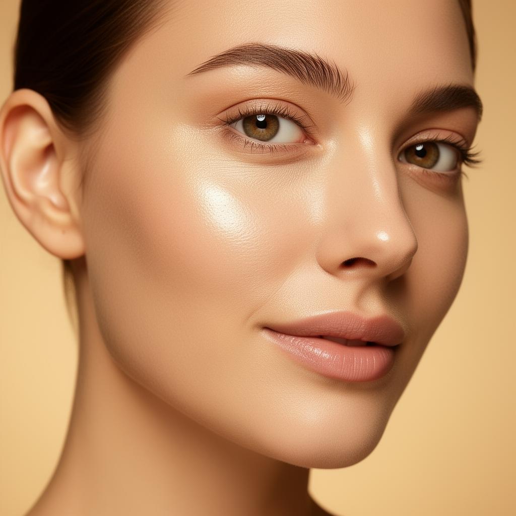 Glowing post-treatment skin